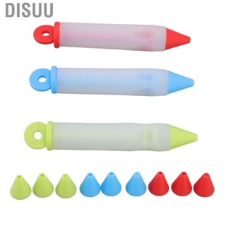 Disuu 3 Set Cake Decorating Pen Tool Kit  Grade Silicone Detachable DIY Ic