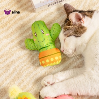 Alina ของเล่นตุ๊กตาแมว รูปเห็ด ลดความเสียหายของเฟอร์นิเจอร์ ทนทาน และทนต่อการกัด สําหรับแมว