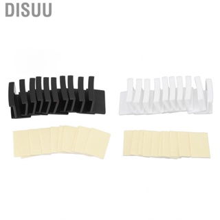 Disuu 10Pcs Hat Hooks Modern Minimalist Acrylic Adhesive Hangers For Home Wall FA