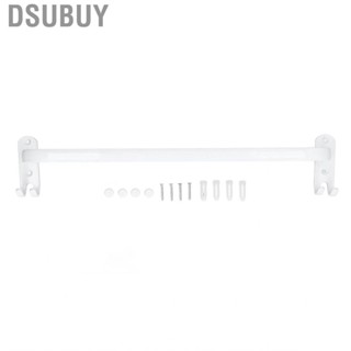 Dsubuy Towel Bar White Multifunctional Thickened RustProof Bathroom Rack