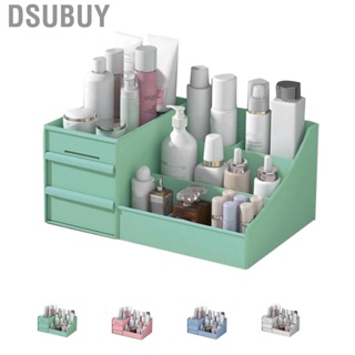 Dsubuy Makeup Storage Case Plastic Cosmetic Drawer Box Multifunctional Drawers for Bathroom Counter