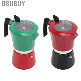 Dsubuy Stovetop Coffee Maker Aluminum Pot W/Transparent Lid For Travel