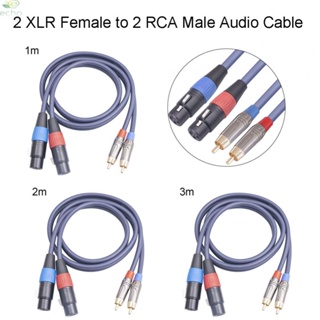 สายเคเบิลเชื่อมต่อคอมโพสิต Dual XLR เป็น RCACable Type RCA ใช้งานง่าย