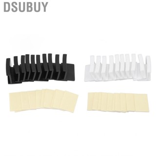 Dsubuy 10Pcs Hat Hooks Modern Minimalist Acrylic Adhesive Hangers For Home Wall FA