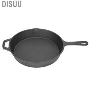 Disuu Cast Iron Skillet Quick  Heat Nonstick Wide Application Pan HG