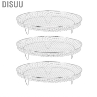 Disuu 3Pcs Fryer Dehydrator Racks Stackable  Grade Stainless Steel Fruit Meat