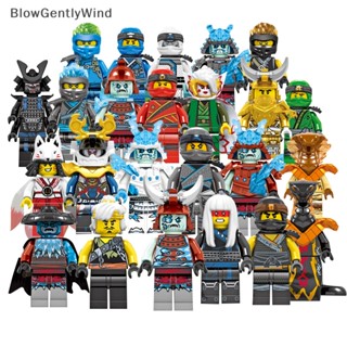 Blowgentlywind ชุดของเล่นตัวต่อฟิกเกอร์ Ninjago Kai Jay Sensei Wu Master 24 ชิ้น