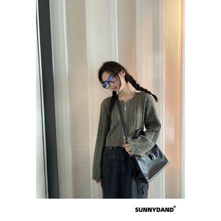 เสื้อกันหนาว คอกลม แต่งซิป สไตล์ออสเตรีย แฟชั่นเรโทร สําหรับผู้หญิง KJBP