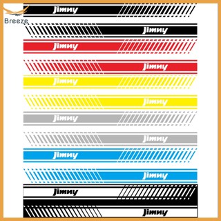 Breeze สติกเกอร์ PVC มีกาวในตัว D-1309 สําหรับตกแต่งประตูรถยนต์ DIY 2 ชิ้น