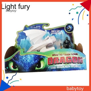 ตุ๊กตาฟิกเกอร์ How to Train Your Dragon Toothless Light Fury Hiccup ของเล่นสําหรับเด็ก