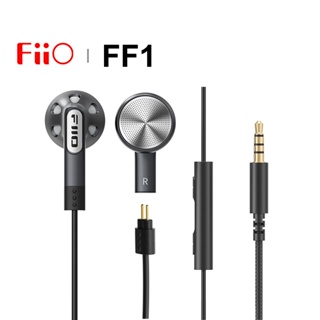 Fiio FF1 หูฟังไดนามิก แบบเปิด 14.2 มม. HIFI เสียงเบส 0.78 มม. ถอดออกได้ พร้อมไมโครโฟน