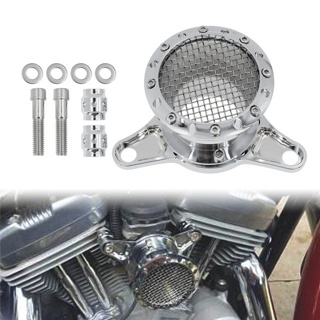 อุปกรณ์เสริมรถจักรยานยนต์ ตัวกรองอากาศอลูมิเนียมอัลลอยด์ CNC สําหรับ Harley XL883 XL1200