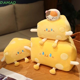 Damao หมอนตุ๊กตาชีส แบบนิ่ม รูปการ์ตูนสัตว์น่ารัก ของเล่นสําหรับเด็ก