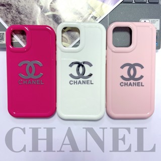 เคสโทรศัพท์มือถือแบบนิ่ม ลายโลโก้ CC สีแคนดี้ สําหรับ iphone 14 14plus 13 12 11 Pro Max XsMax Xr X Xs SE2020 7 8 Plus
