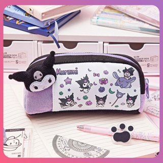 Creative Sanrio กล่องดินสอ Kuromi Hello Kitty การ์ตูนกล่องเครื่องเขียนความจุขนาดใหญ่กระเป๋าดินสอนักเรียนมูลค่าสูงกระเป๋าเครื่องเขียนที่เก็บของขวัญ [COD]