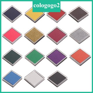 Cologogo2 แผ่นแสตมป์หมึก ลายฉลุ หลากสี สําหรับตกแต่งสมุดภาพ รั้ว