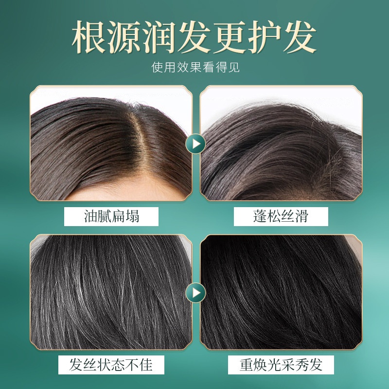 hot-sale-dr-du-mei-black-ganoderma-lucidum-polygonum-multiflorum-shampoo-herbal-plant-oil-control-maintenance-hair-density-anti-detachment-shampoo-8cc