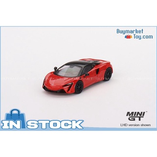 [Authentic] Mini GT 1:64 #532 McLaren Artura Vermillion Red RHD Model Car