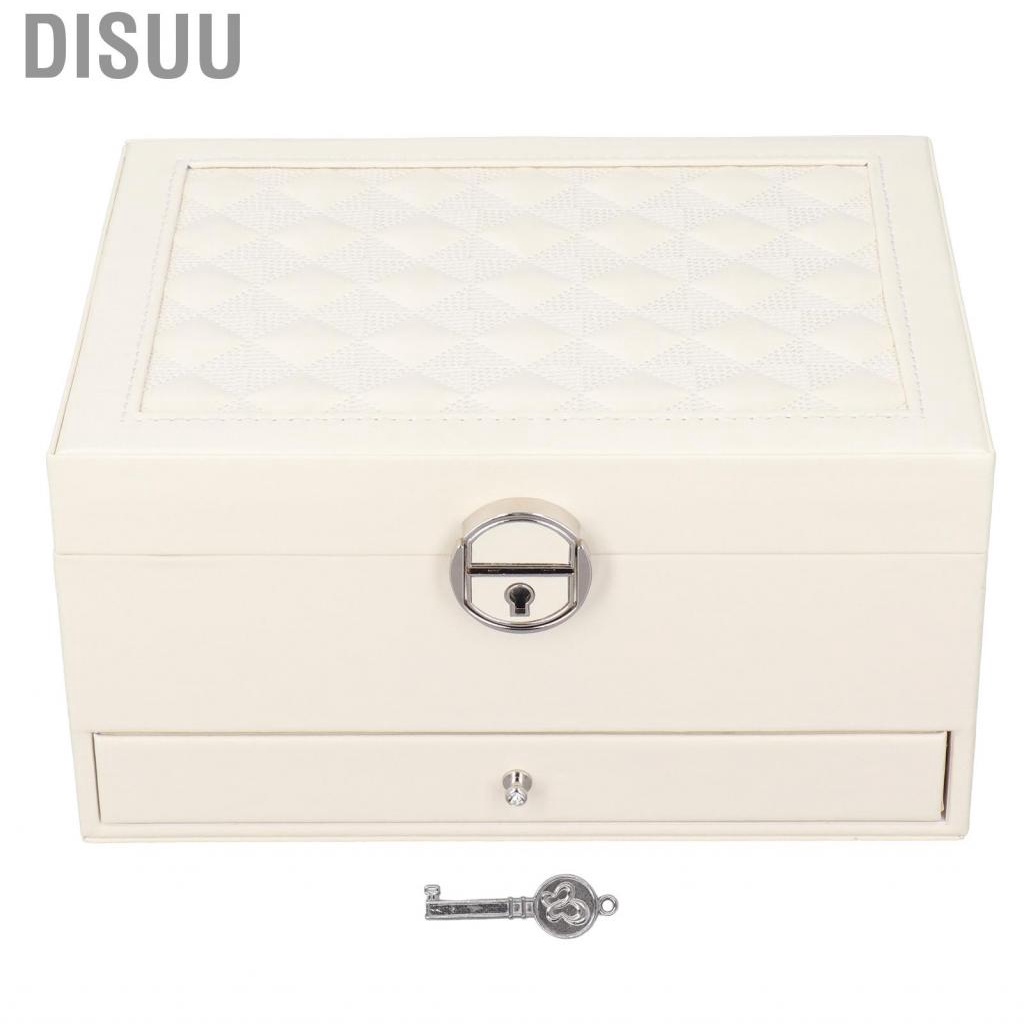 disuu-jewelry-box-double-layer-embedded-mirror-storage-case-w-lock-drawer-us