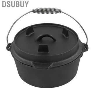 Dsubuy Dutch Oven Camping With Lid Cook Evenly  Notch