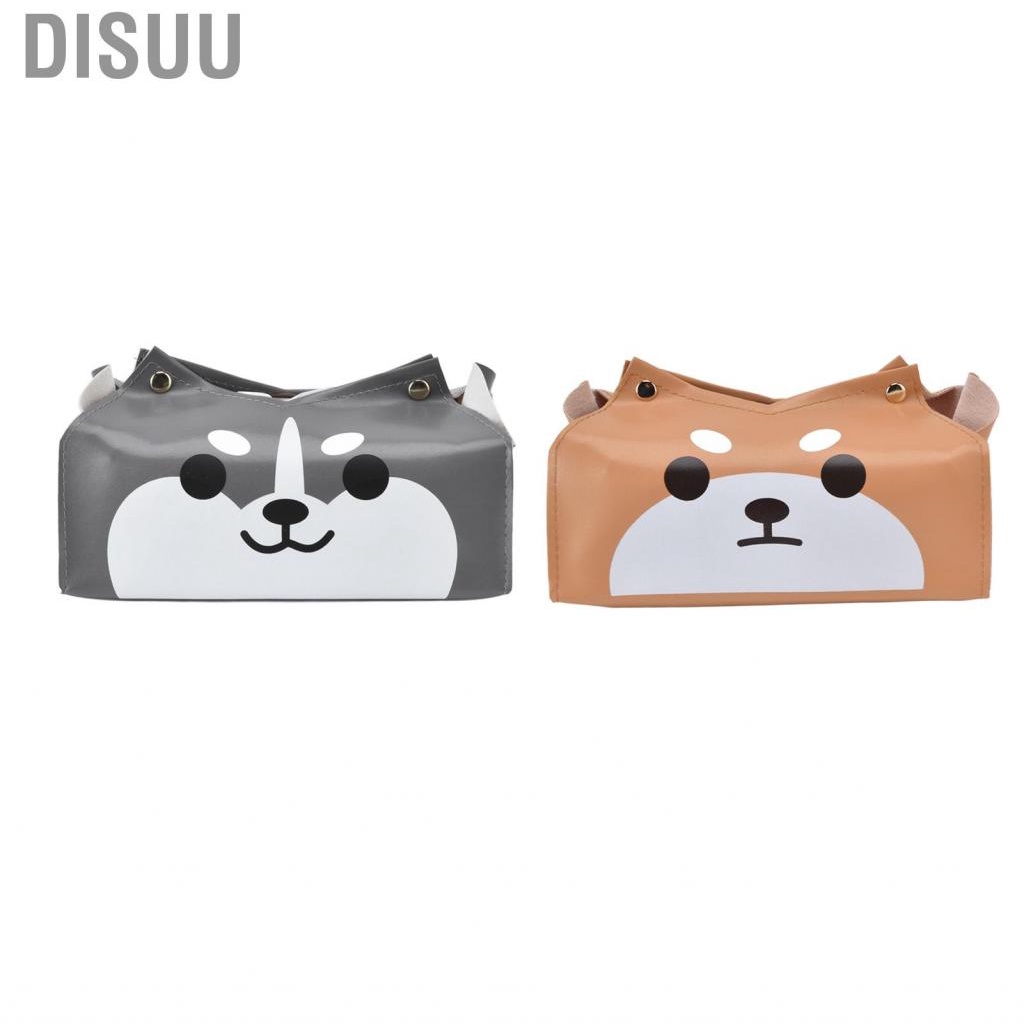 disuu-cartoon-tissue-box-leather-dog-shape-button-design-paper-holder-new