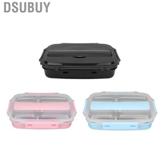 Dsubuy Adult Bento Box Thermal Insulation 4 Cells for Travel Office Home