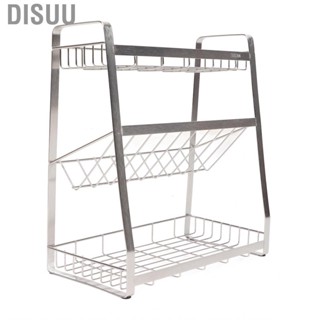 Disuu 3 Layer Spice Rack Stainless Steel Seasoning Organizer Kitchen UT