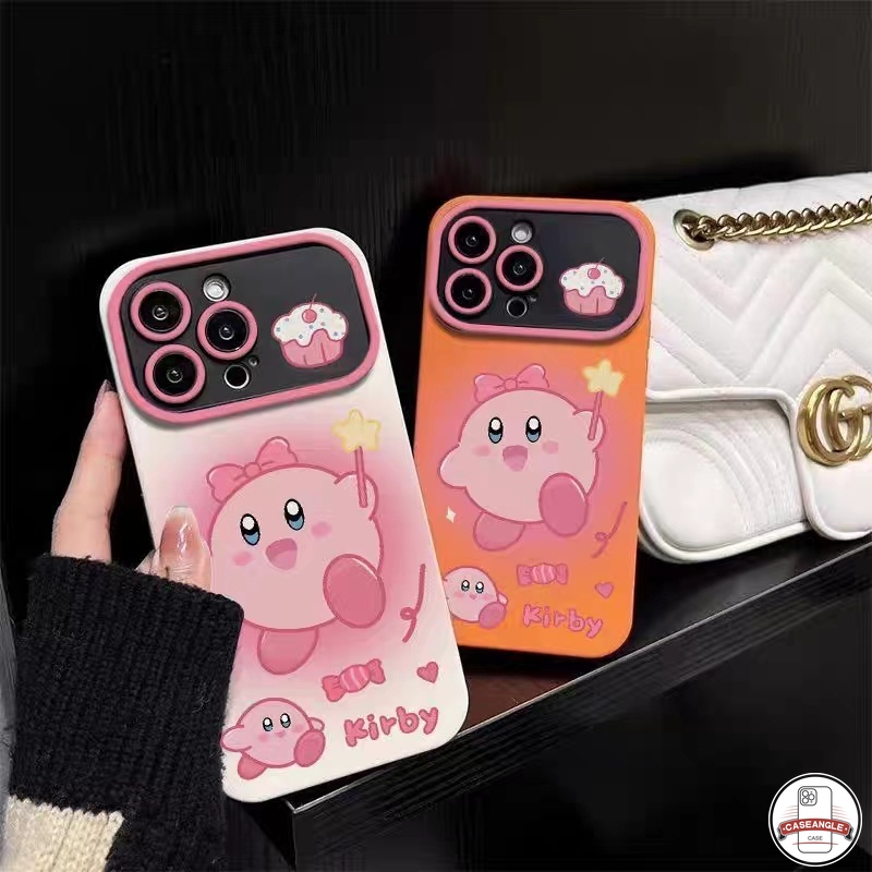 เคสโทรศัพท์มือถือ-แบบนิ่ม-ลายการ์ตูนกราฟฟิตี้-kirby-สําหรับ-iphone-7plus-xr-x-xs-max-7-6-6s-15-8-plus-se-2020-11-12-15-14-13-pro-max