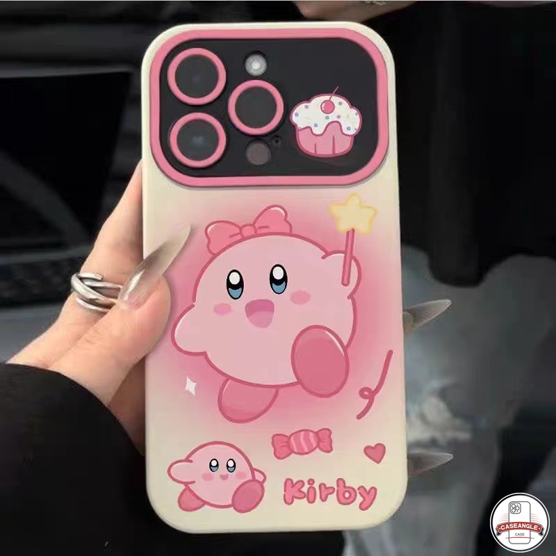 เคสโทรศัพท์มือถือ-แบบนิ่ม-ลายการ์ตูนกราฟฟิตี้-kirby-สําหรับ-iphone-7plus-xr-x-xs-max-7-6-6s-15-8-plus-se-2020-11-12-15-14-13-pro-max