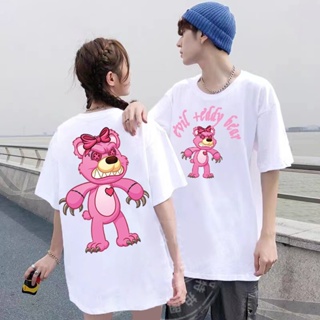 สไตล์ใหม่ ขายร้อน KU*SH Evil Teddy Bear Trend New Design Bully เสื้อยืดแฟชั่นพิมพ์