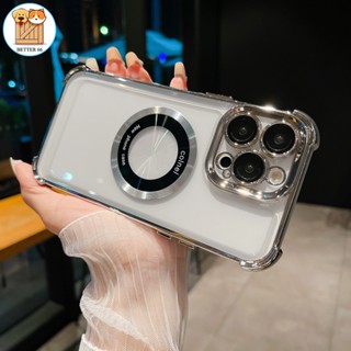 ใหม่ เคสโทรศัพท์มือถือแบบใส กันกระแทก หรูหรา สําหรับ IPhone 15 14 13 12 11 Pro Max Plus