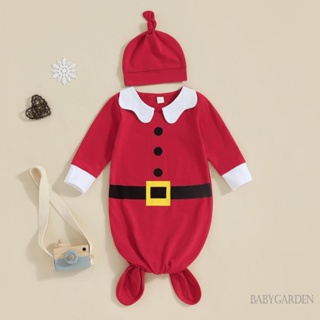 Baga- ถุงนอนเด็กทารก พร้อมหมวก นุ่ม ทารกแรกเกิด คริสต์มาส ซานต้า ผ้าห่อตัว ชุด