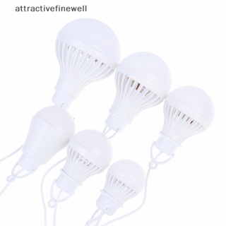 [attractivefinewell] หลอดไฟ LED 5V 3W-12W USB แบบพกพา สําหรับตั้งแคมป์ เดินป่า เต็นท์ เดินทาง ทํางาน TIV