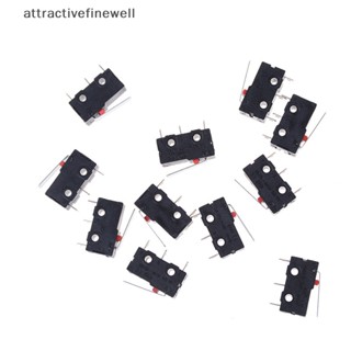 [attractivefinewell] ไมโครสวิตช์ 3 Pin N/O N/C 5A 250VAC KW11-3Z 10 ชิ้น