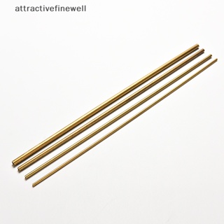 [attractivefinewell] ท่อทองเหลือง ทรงกลม ยาว 2 มม. 3 มม. 4 มม. 5 มม. 300 มม. 0.5 มม. TIV