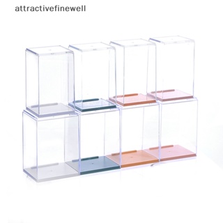 [attractivefinewell] กล่องเก็บของ แบบใส กันฝุ่น สําหรับโชว์ตุ๊กตา TIV