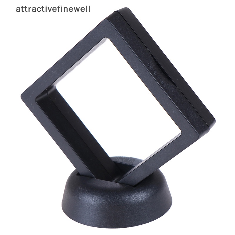 attractivefinewell-กล่องใส่เหรียญ-รูปธงชาติ-3d-ขนาด-70-70-มม-พร้อมขาตั้ง-สีดํา