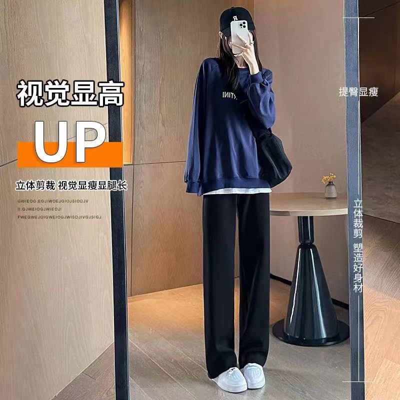 255-high-waist-slimming-hong-kong-style-wide-leg-pants-women-spring-and-autumn-loose-all-match-casual-pants-with-pockets