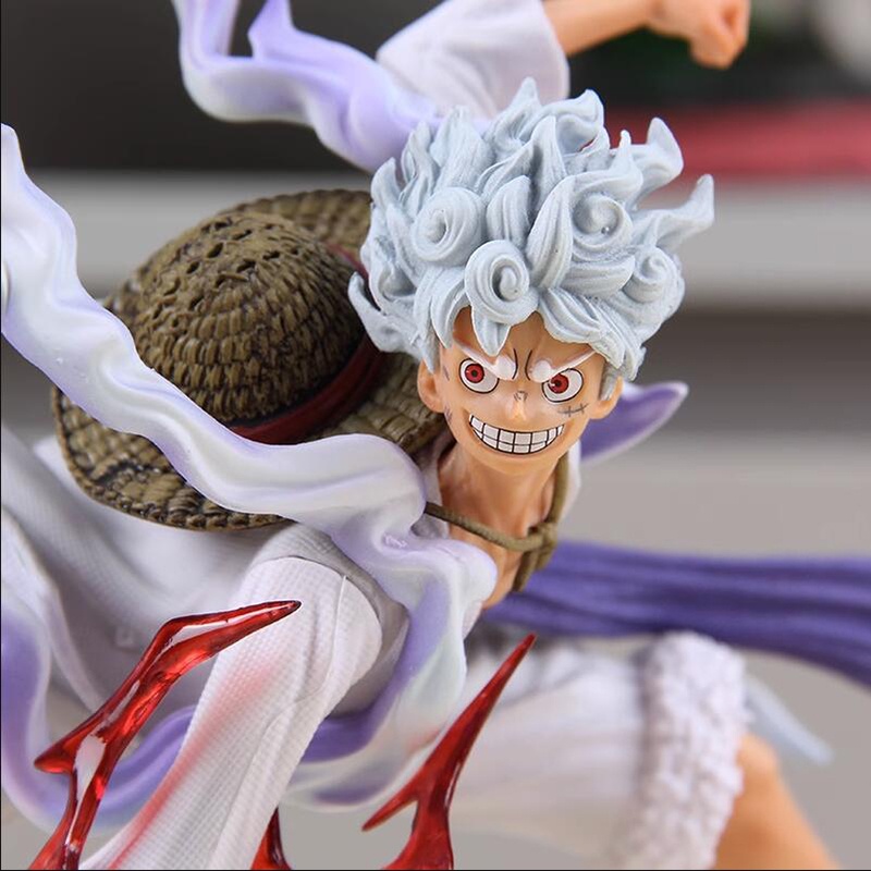 ใหม่-ฟิกเกอร์โมเดล-pvc-อนิเมะ-one-piece-nika-luffy-gear-5-สําหรับตกแต่ง