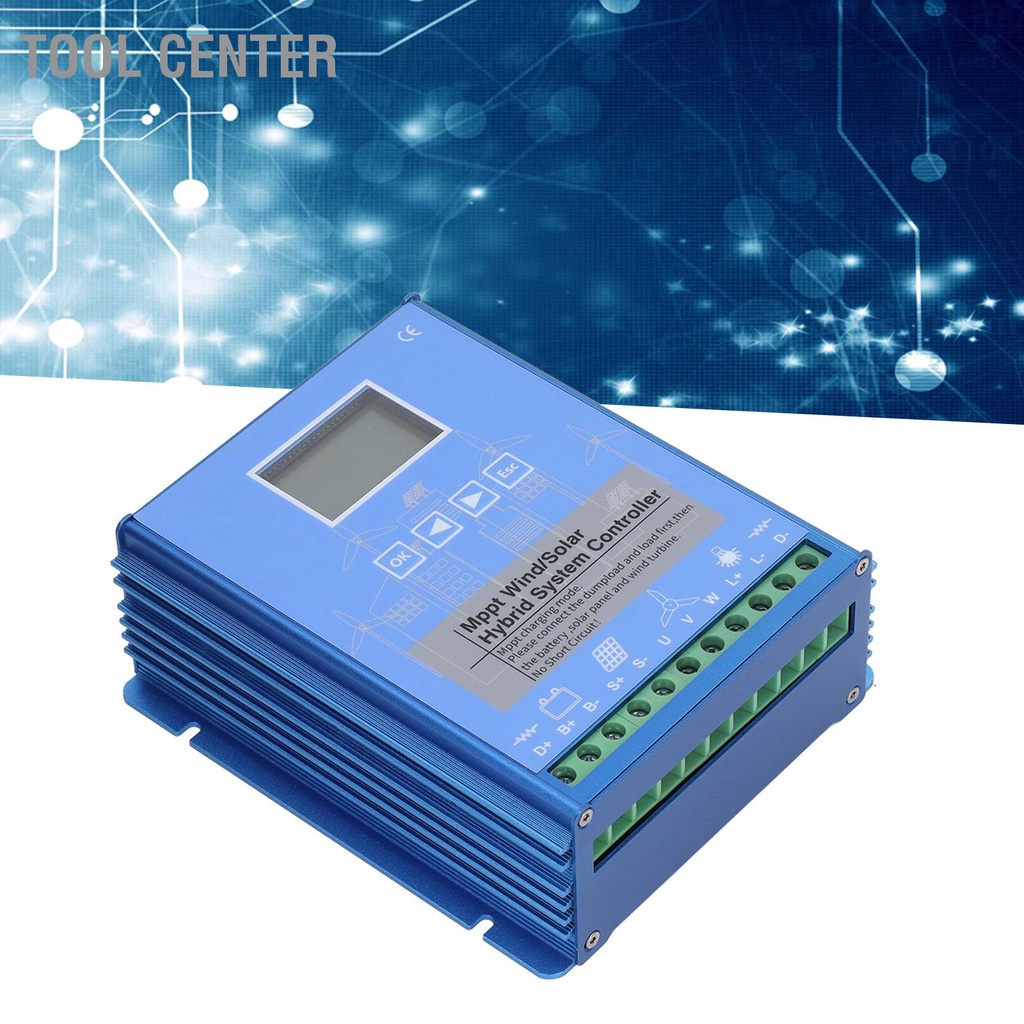 Tool Center Wind Solar Hybrid Controller MPPT PWM ชาร์จ 800W 600W PV ...