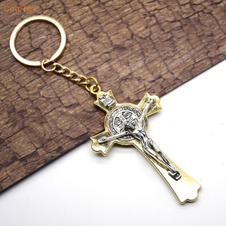 Cooltoy พวงกุญแจไม้กางเขนพระเยซู ศาสนาคริสต์ เครื่องประดับแฟชั่น ของขวัญ ขายดี