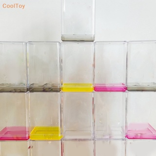 Cooltoy ขายดี กล่องสุ่มใส ทรงสี่เหลี่ยม ลายการ์ตูนอนิเมะ สําหรับจัดเก็บโมเดลฟิกเกอร์ DIY