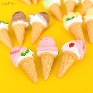 Cooltoy ถ้วยไอศกรีมจิ๋ว 1:12 อุปกรณ์เสริม สําหรับบ้านตุ๊กตา 5 ชิ้น