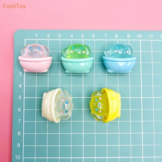 Cooltoy เครื่องประดับเรซิ่น รูปการ์ตูนสุนัขน่ารัก เรืองแสง สร้างสรรค์ สําหรับตกแต่ง 2 ชิ้น