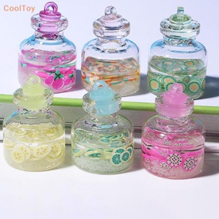 Cooltoy ขายดี ขวดแดชบอร์ดเรซิ่นเรืองแสง ขนาดเล็ก สุ่มสี สําหรับรถยนต์ 2 ชิ้น