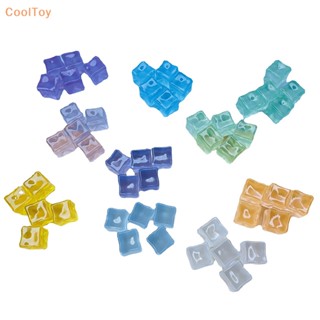 Cooltoy 4 ชิ้น / เซต เรซิน เรืองแสง ก้อนน้ําแข็ง ขนาดเล็ก ของเล่นจิ๋ว อุปกรณ์งานฝีมือ DIY ขายดี