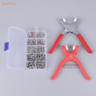 Cooltoy ขายดี กระดุมโลหะ 50 100 ชุด สําหรับเย็บผ้า DIY