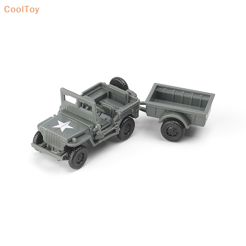 cooltoy-1-72-wwii-willy-jeep-โมเดลรถจี๊ป-พร้อมถังแขวน-ของเล่นสําหรับเด็ก