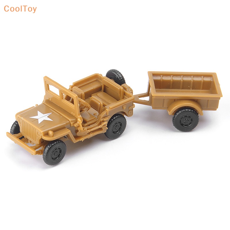 cooltoy-1-72-wwii-willy-jeep-โมเดลรถจี๊ป-พร้อมถังแขวน-ของเล่นสําหรับเด็ก