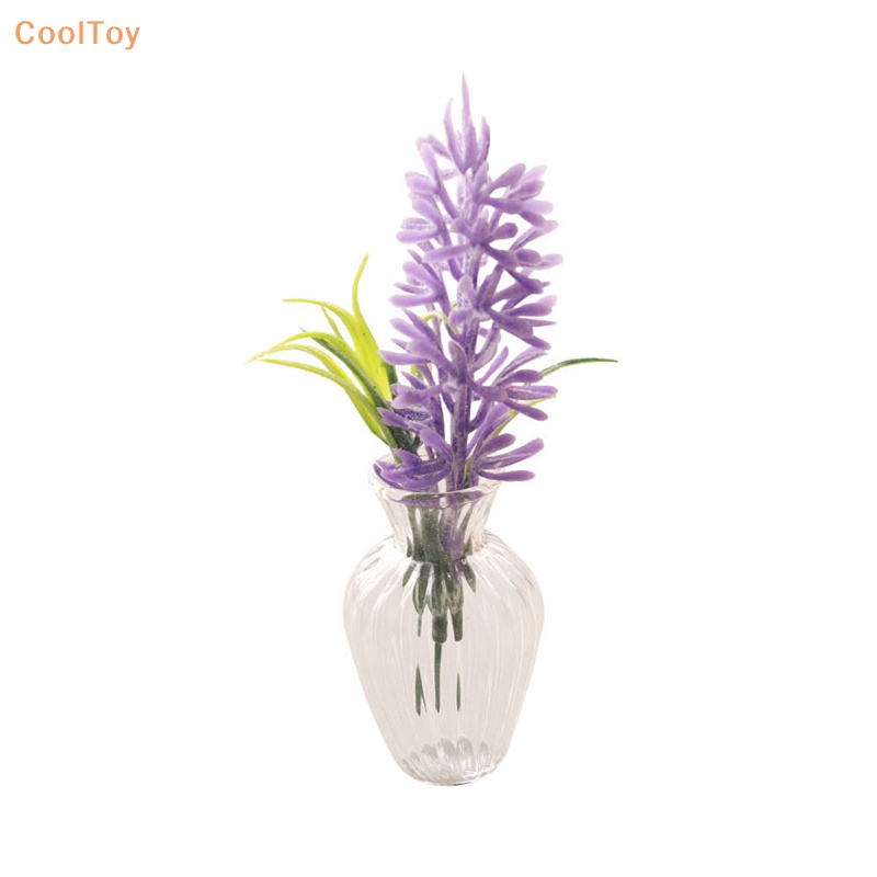 cooltoy-โมเดลแจกันดอกลาเวนเดอร์จิ๋ว-1-12-สําหรับตกแต่งบ้านตุ๊กตา-สวน-บ้านตุ๊กตา